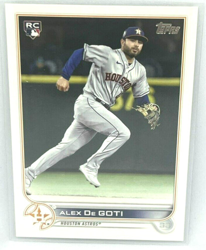 Alex goti rookie 2022 - de, topps