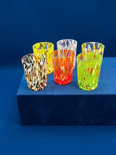 Murano glass tumbler set - murano,