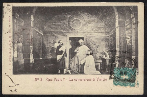 Old postcard rome - postcard,
