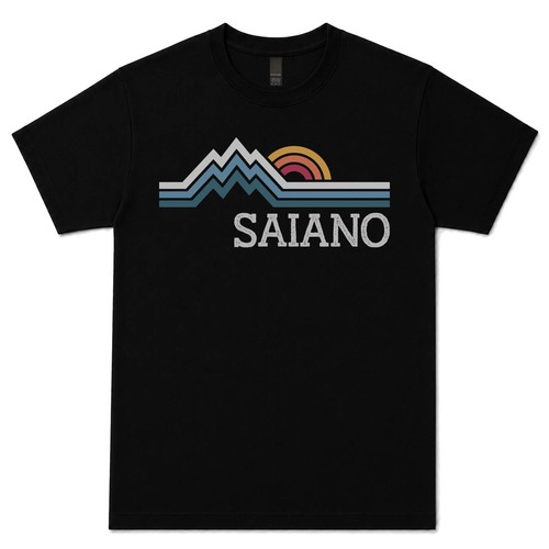 Saiano retro logo - logo, t-shirt