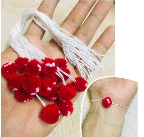 Pack rakhi red - pack,