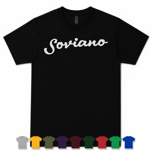 Soviano retro script shirt - soviano,