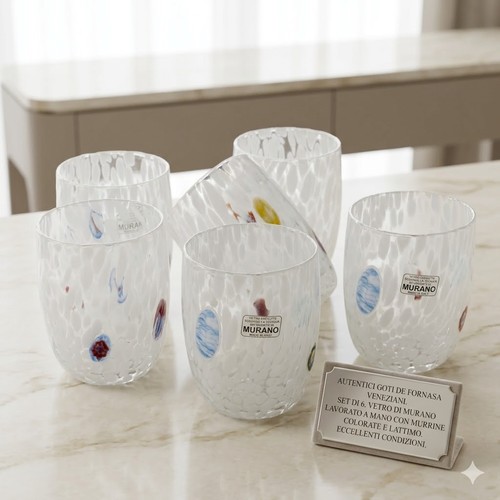 Murano glass drinking - 6,
