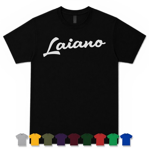 Laiano retro script shirt - laiano,