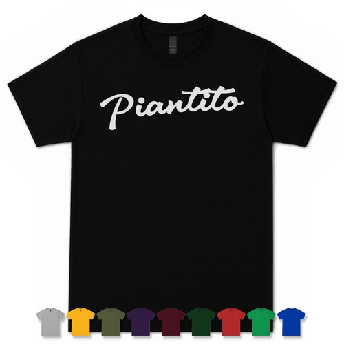 Piantito retro script shirt - piantito,