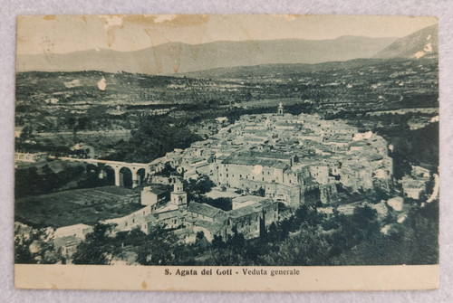 Postcard benevento agata - benevento,